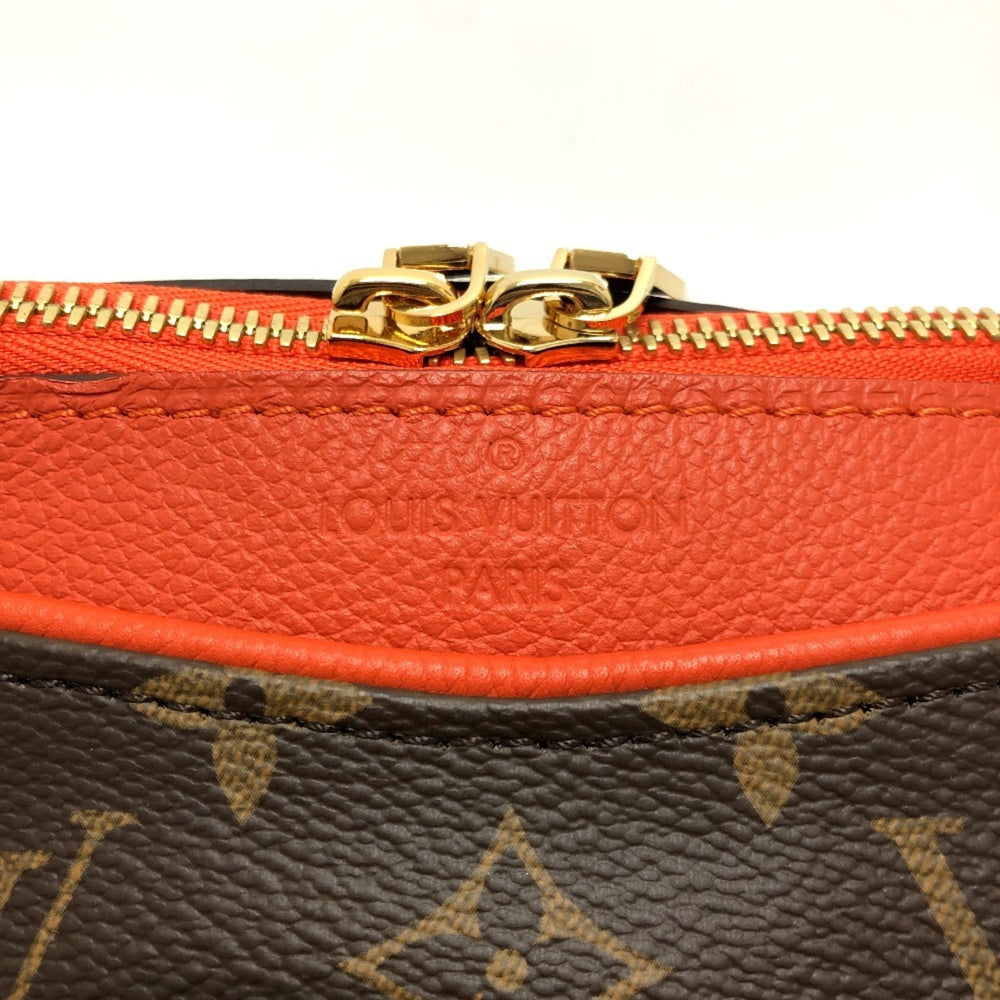 LOUIS VUITTON M41148 Pallas 2WAY Bag Shoulder Handbag Monogram Canvas Women's Brown — Like New