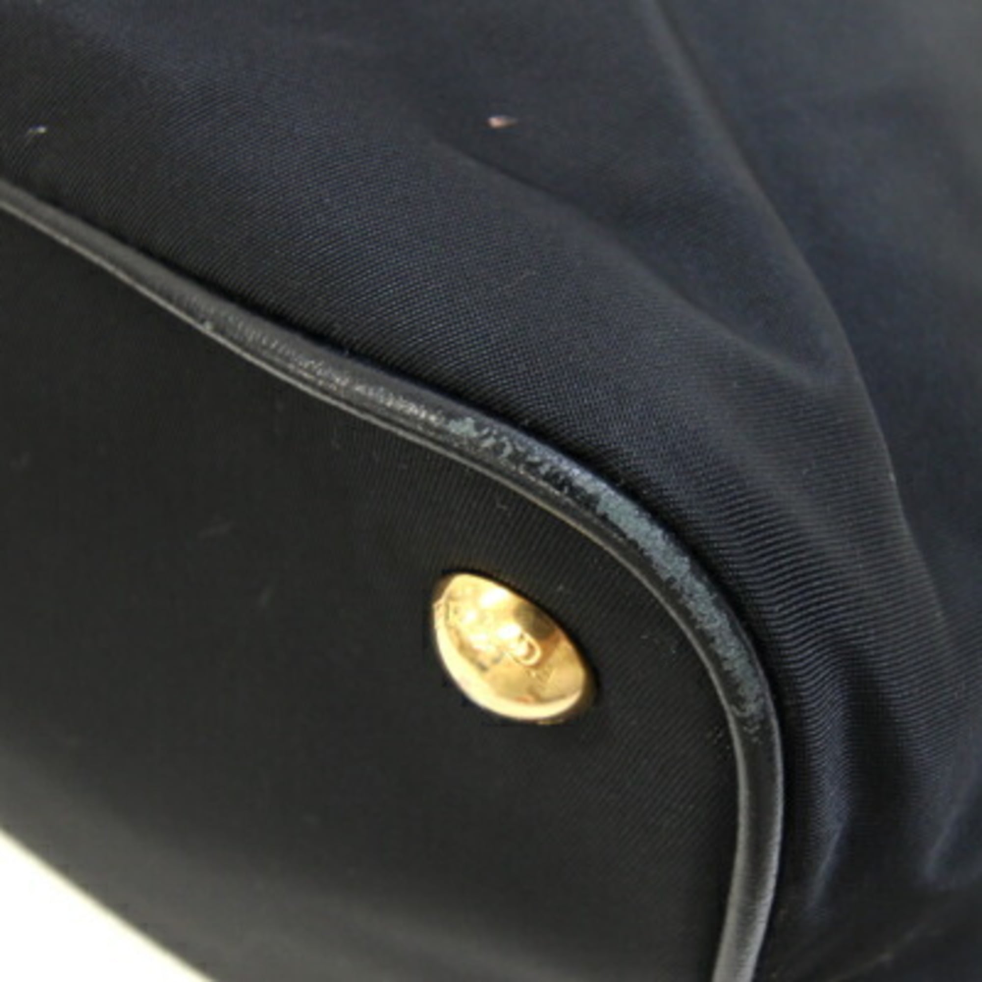 Prada Handbag 1BC060 Black Nylon and Leather Shoulder Bag for Women