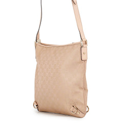 Gucci Shoulder Bag GG Canvas Abbey Leather 131326 GUCCI Handbag — Like New