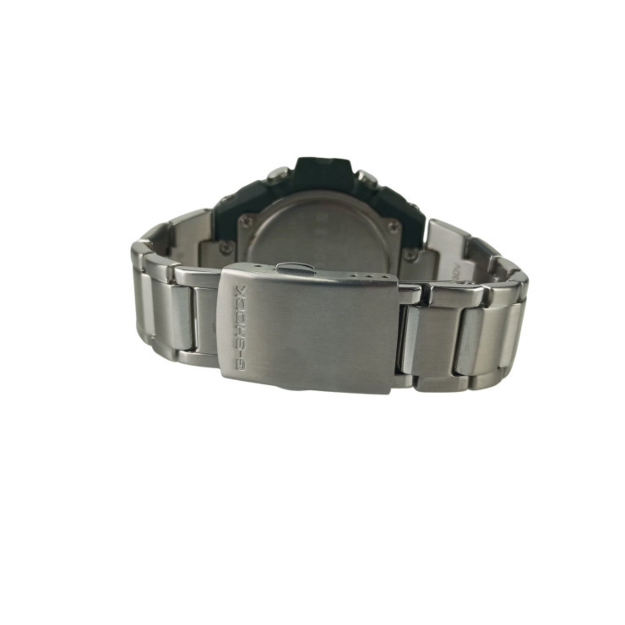CASIO GSHOCK GSTEEL GSTB500 Series Watch (GSTB500AD3AJF) Khaki Dial Silver Resin/Stainless Steel Men's — Very Good