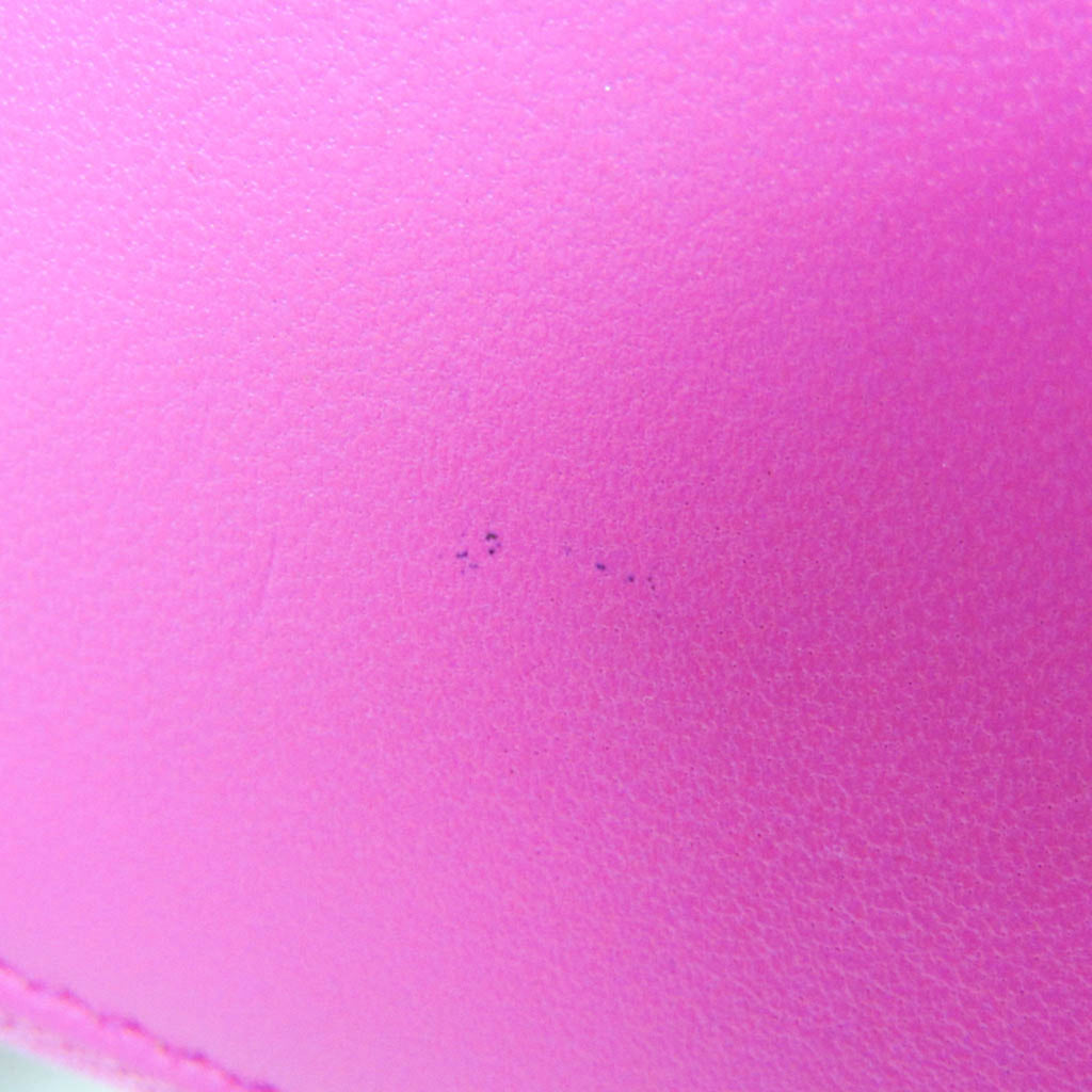 Balenciaga Essential Mini Wallet 659224 Women's Leather Wallet (bi-fold) Pink