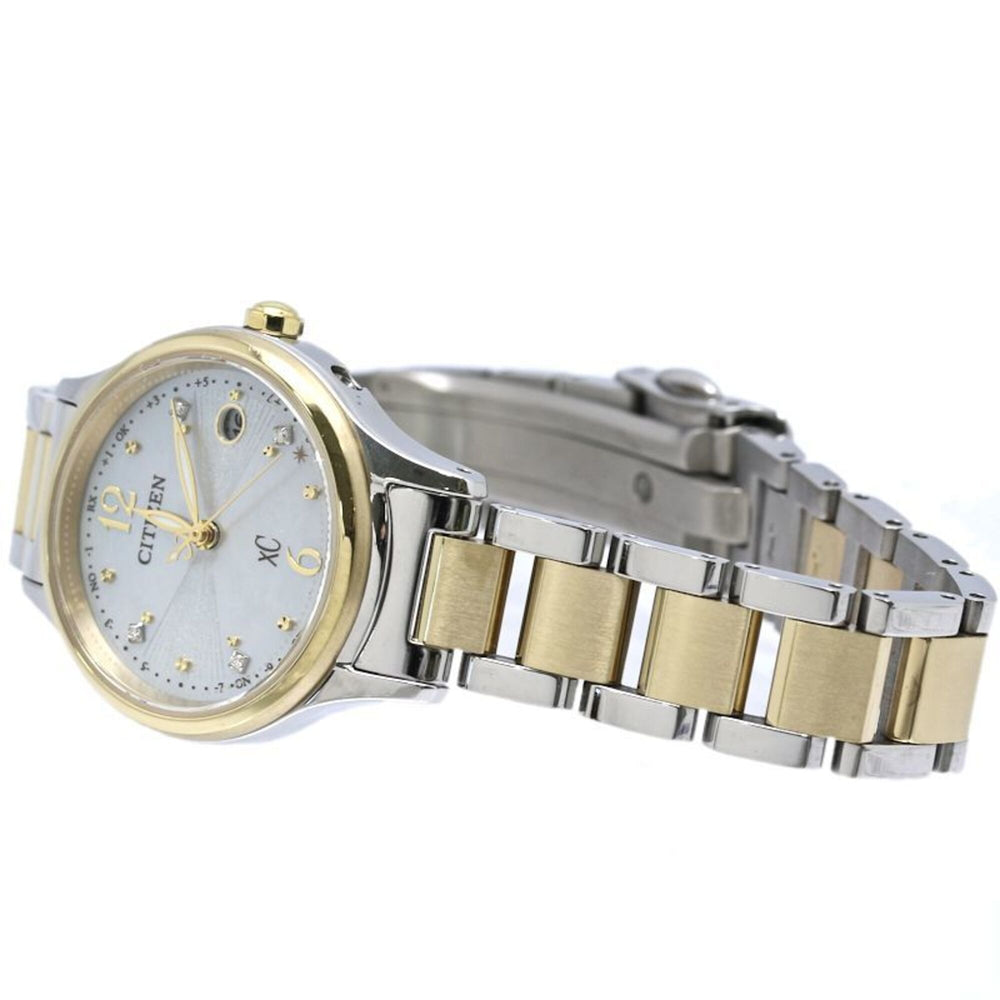 CITIZEN XC Cross Sea Hikari Collection Sakura ES9494-51D4P Diamond Limited Edition Women's Titanium Watch /40411 — Good