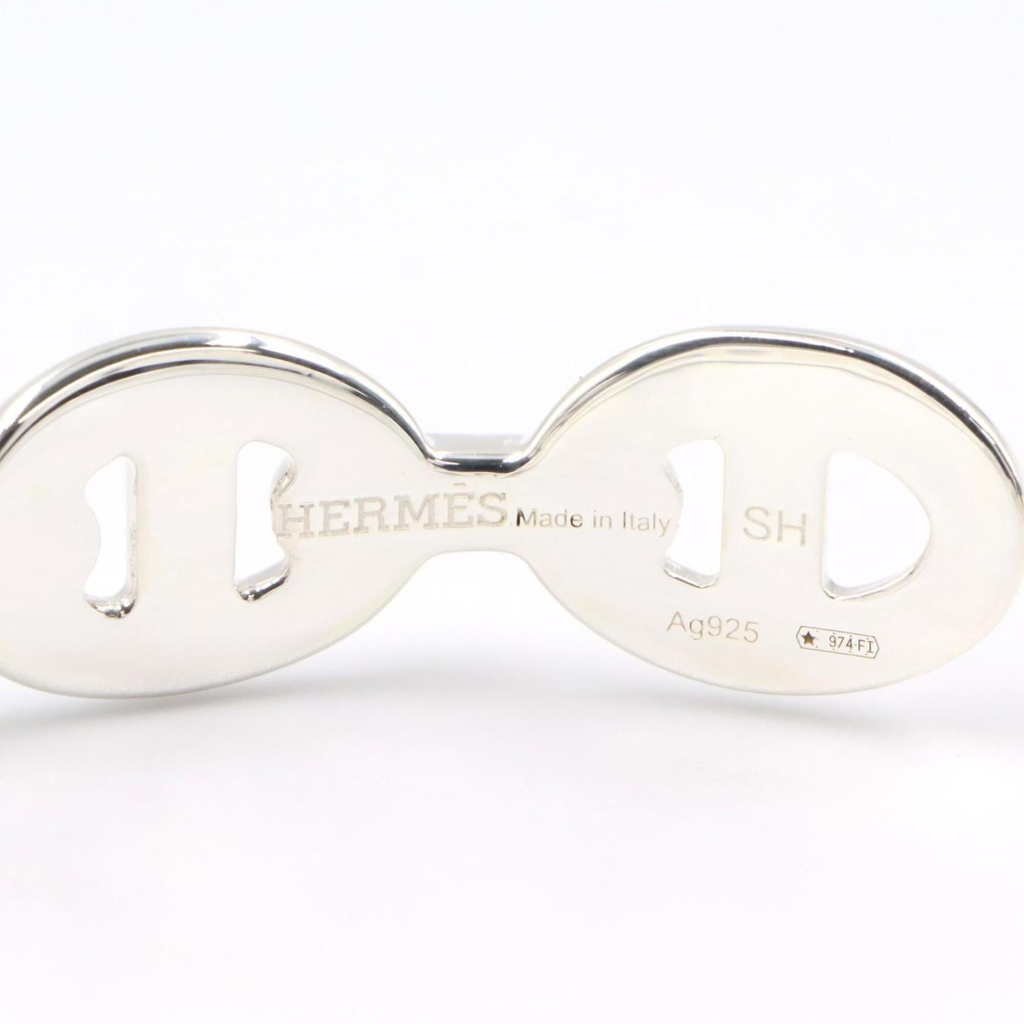 Hermes Chaine d'Ancre Enchainée Bracelet, Sterling Silver 925, Women's Tone — Like New