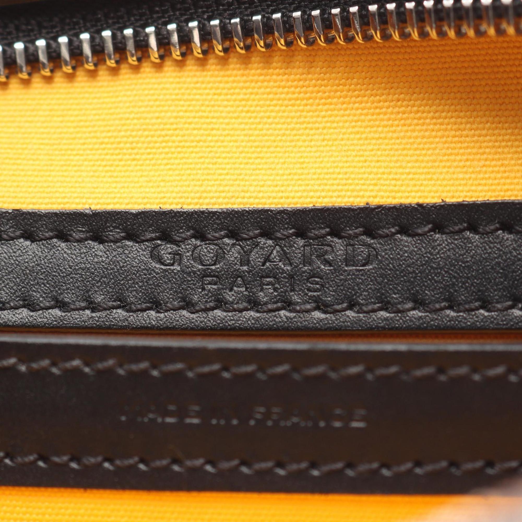 Goyard Cap Vert PM Shoulder Bag in Coated Canvas and Leather, Women's, Black/Multicolor, CAPVE2PMLTY01CL01P