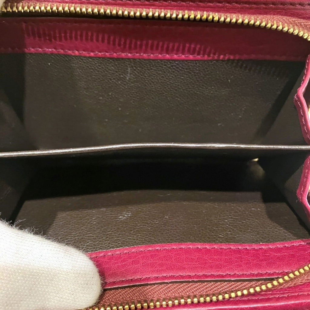 Gucci Tri-fold Wallet Bamboo Leather 257017