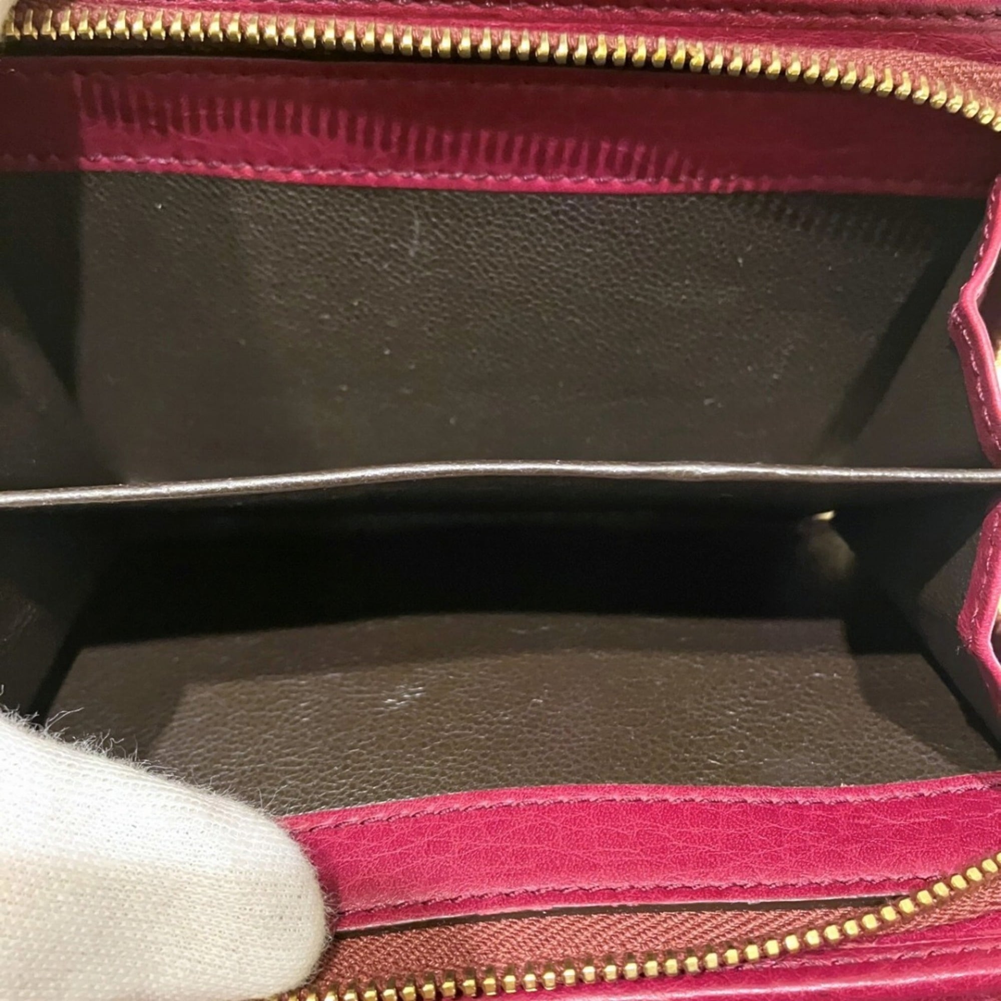 Gucci Tri-fold Wallet Bamboo Leather 257017