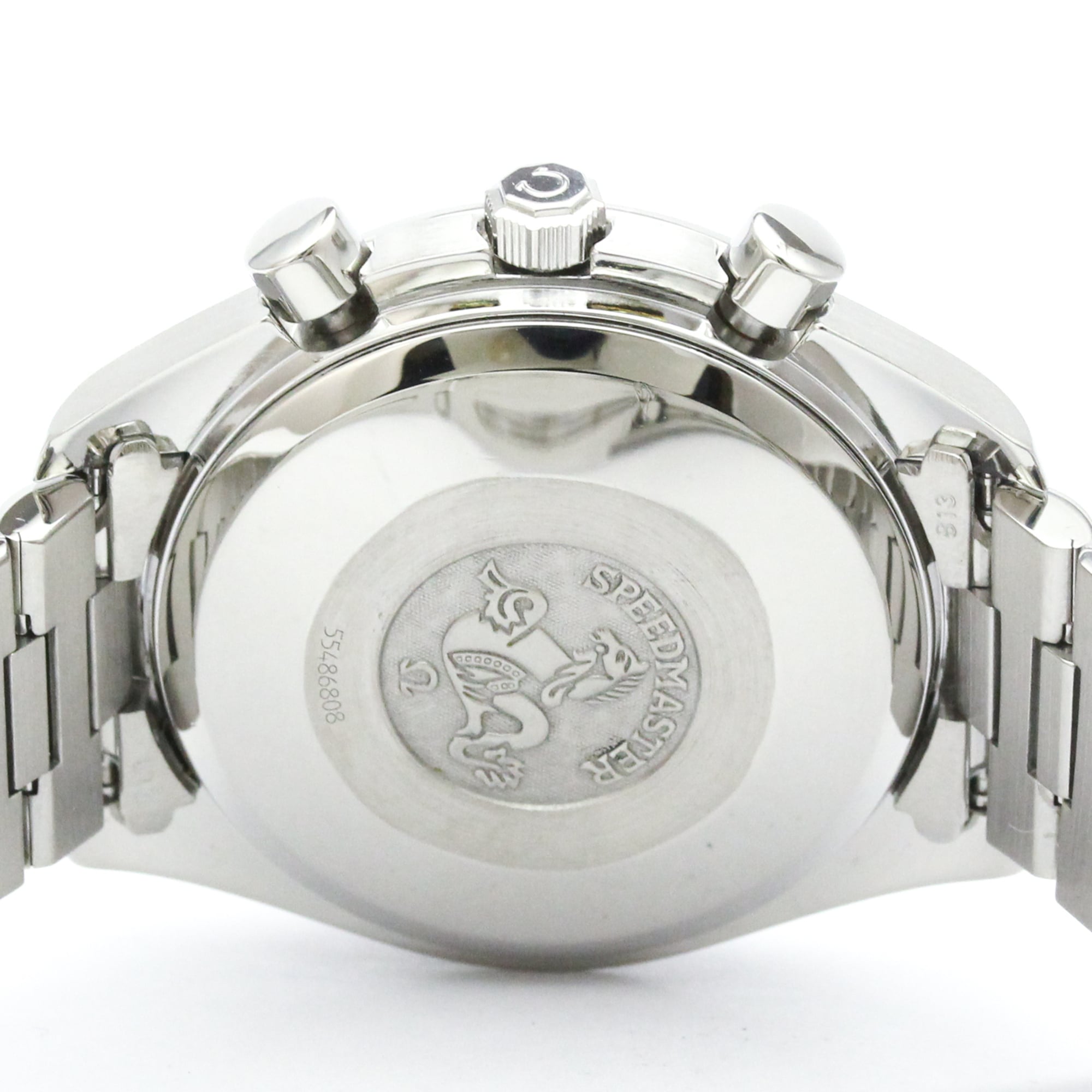 OMEGA Speedmaster Triple Date Steel Automatic Watch 3521.30 Polished — Very Good