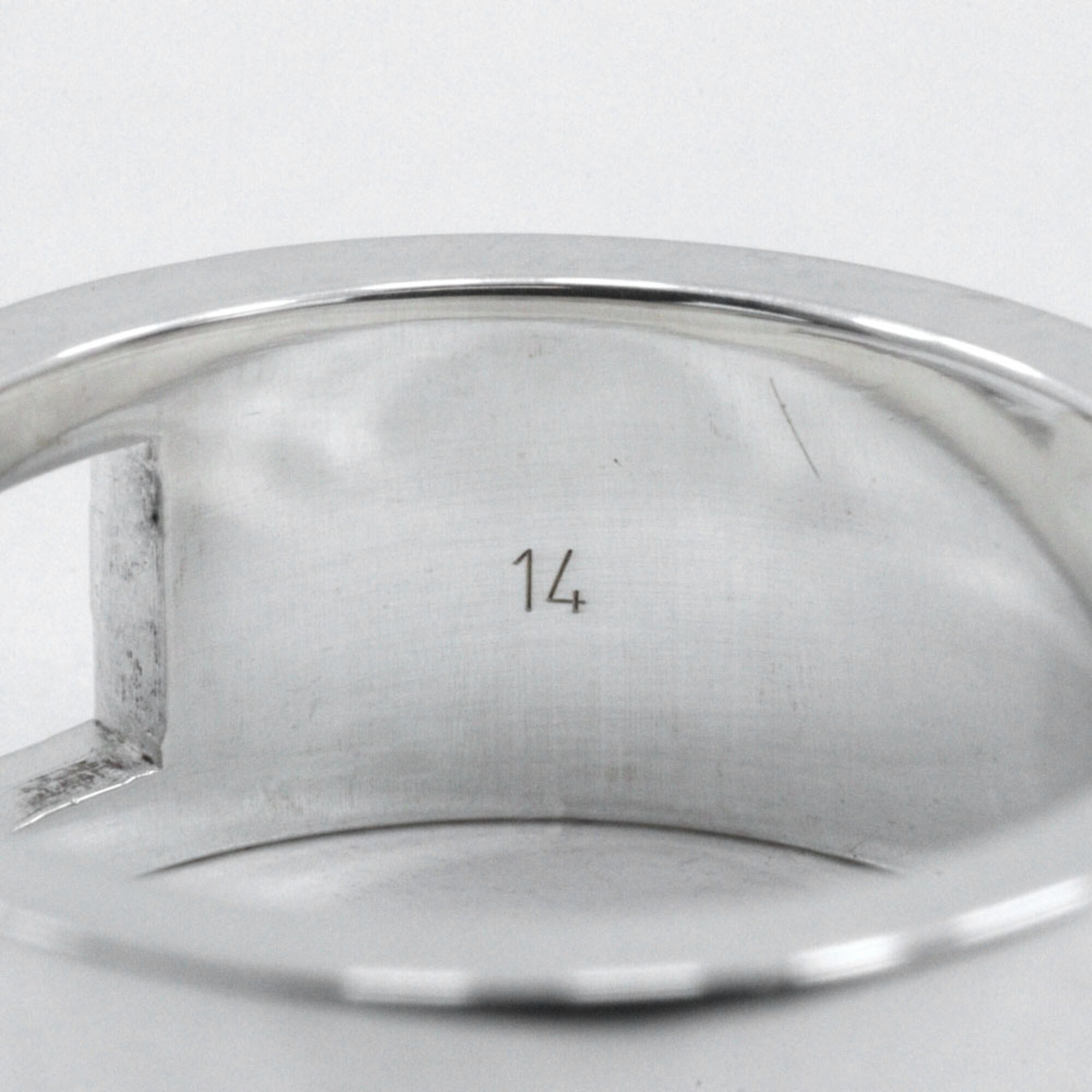 Gucci Branded G Ring, Size 13, 925 Sterling Silver, Approx. 7.9g, Women's, I213023109 — Like New