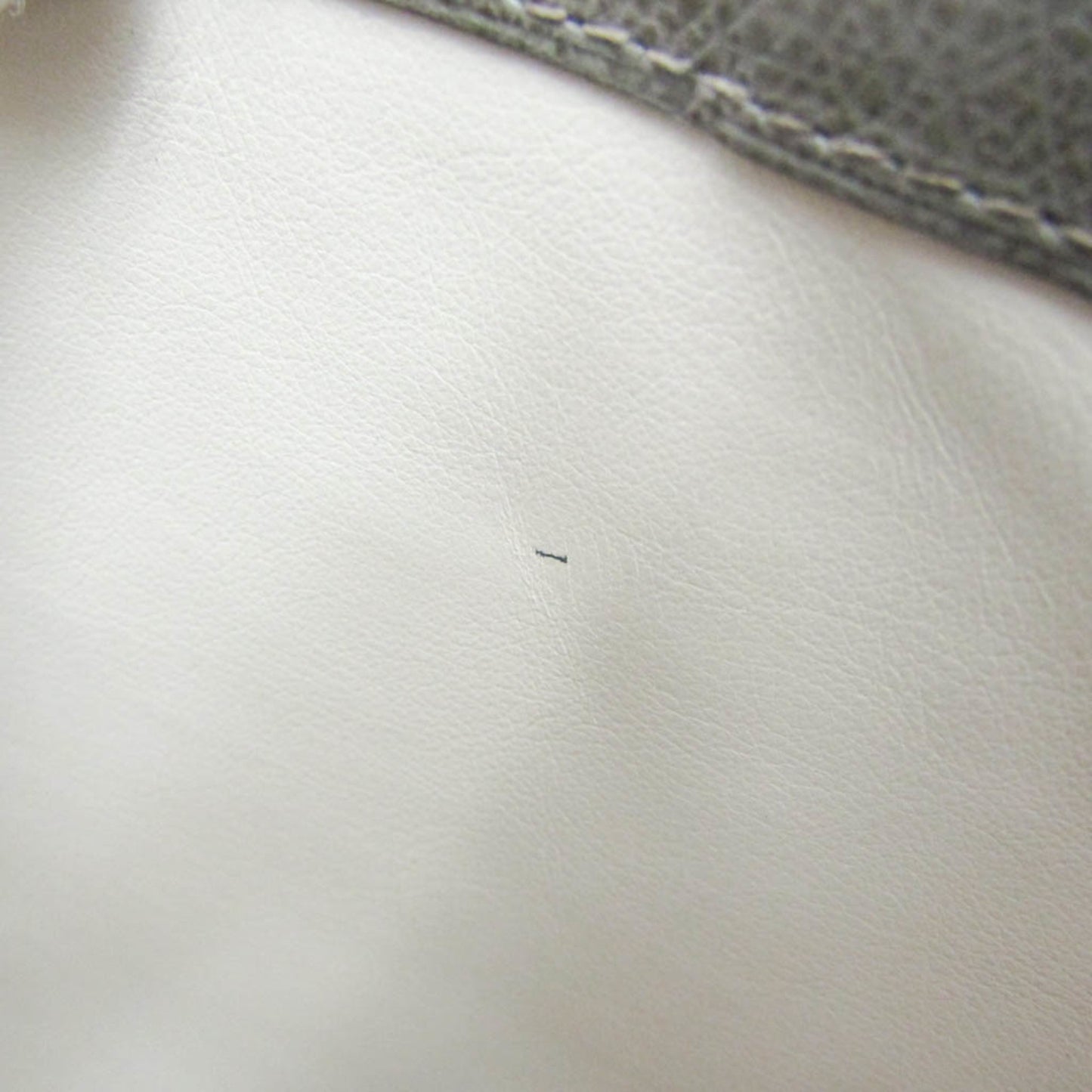 Valextra Men's Leather Clutch Bag,Document Case Gray Beige