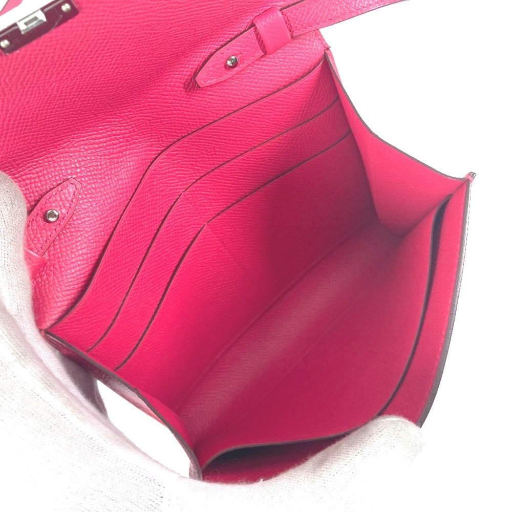 HERMES Hermes Bag Pochette Click 16 Crossbody Shoulder Epson Women's Rose Extreme Pink — Like New