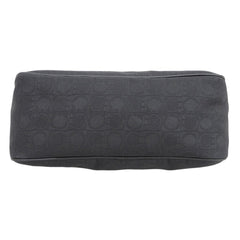 Salvatore Ferragamo Gancini Semi-Shoulder Bag for Women, Black, AU-21 3834. (Shoulder bag, black, women's) — Like New
