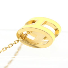 Hermes Hermès Pop H Necklace in Yellow Gold and Lacquer, Women's, T6029 — Like New
