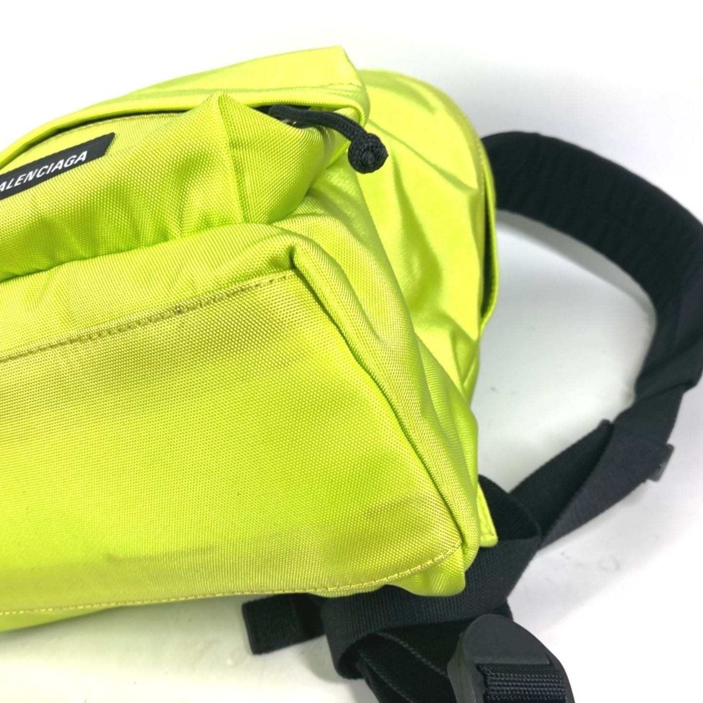 BALENCIAGA 558163 Explorer Backpack, Nylon Canvas, Men's, Women's, Yellow