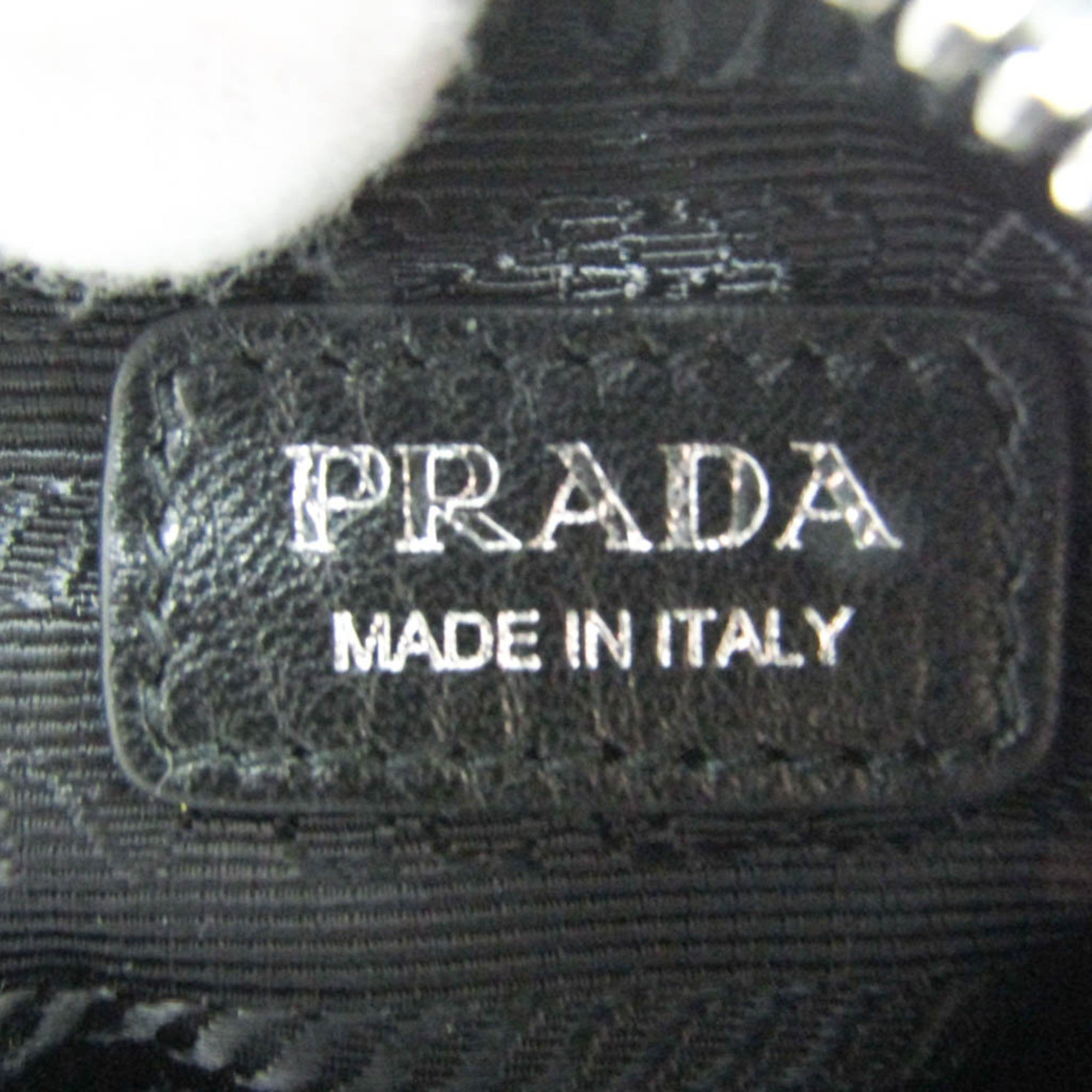 Prada Belt Pouch 1TT137 Women,Men Leather Pouch Black — Like New