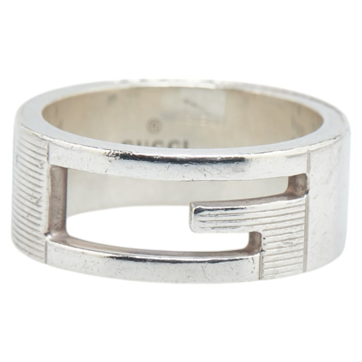 Gucci Branded G Ring #14 SV925 Silver Women's GUCCI