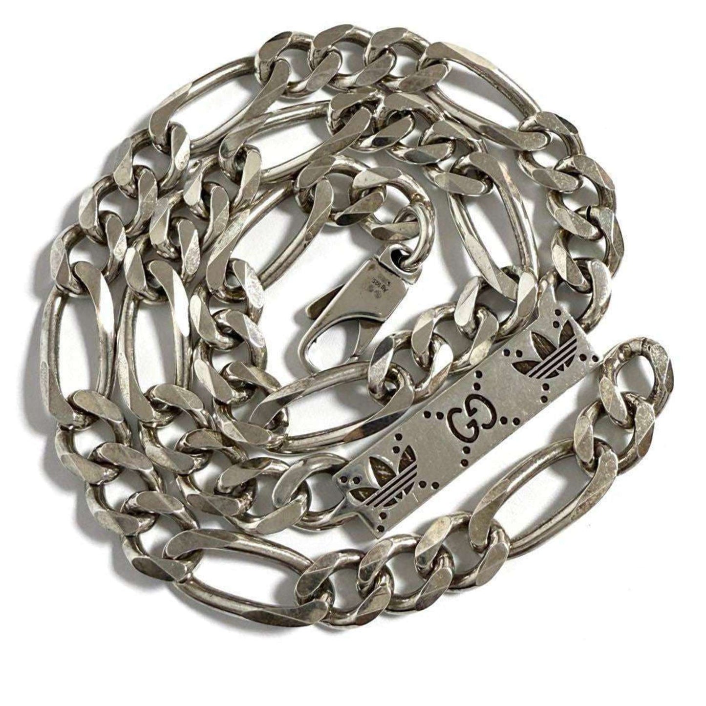 Gucci/Adidas Men's Gourmet Pendant Necklace in Silver