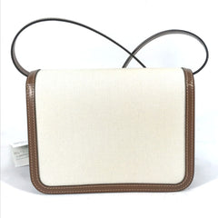 Burberry 8039365 Bag 2WAY bag Clutch bag Crossbody Shoulder Bag Beige Brown — Like New
