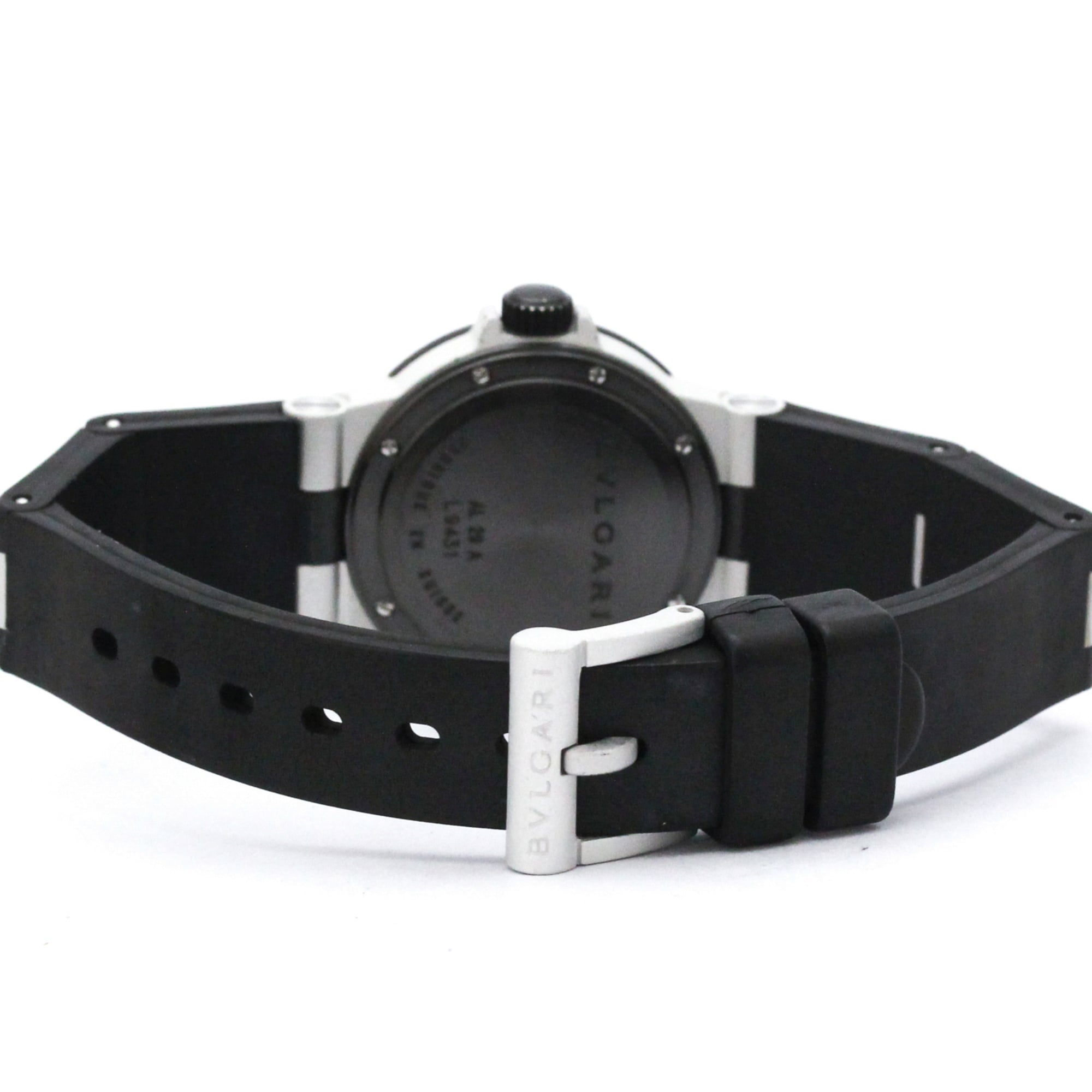 BVLGARI Aluminum Rubber Quartz Ladies Watch AL29A — Very Good