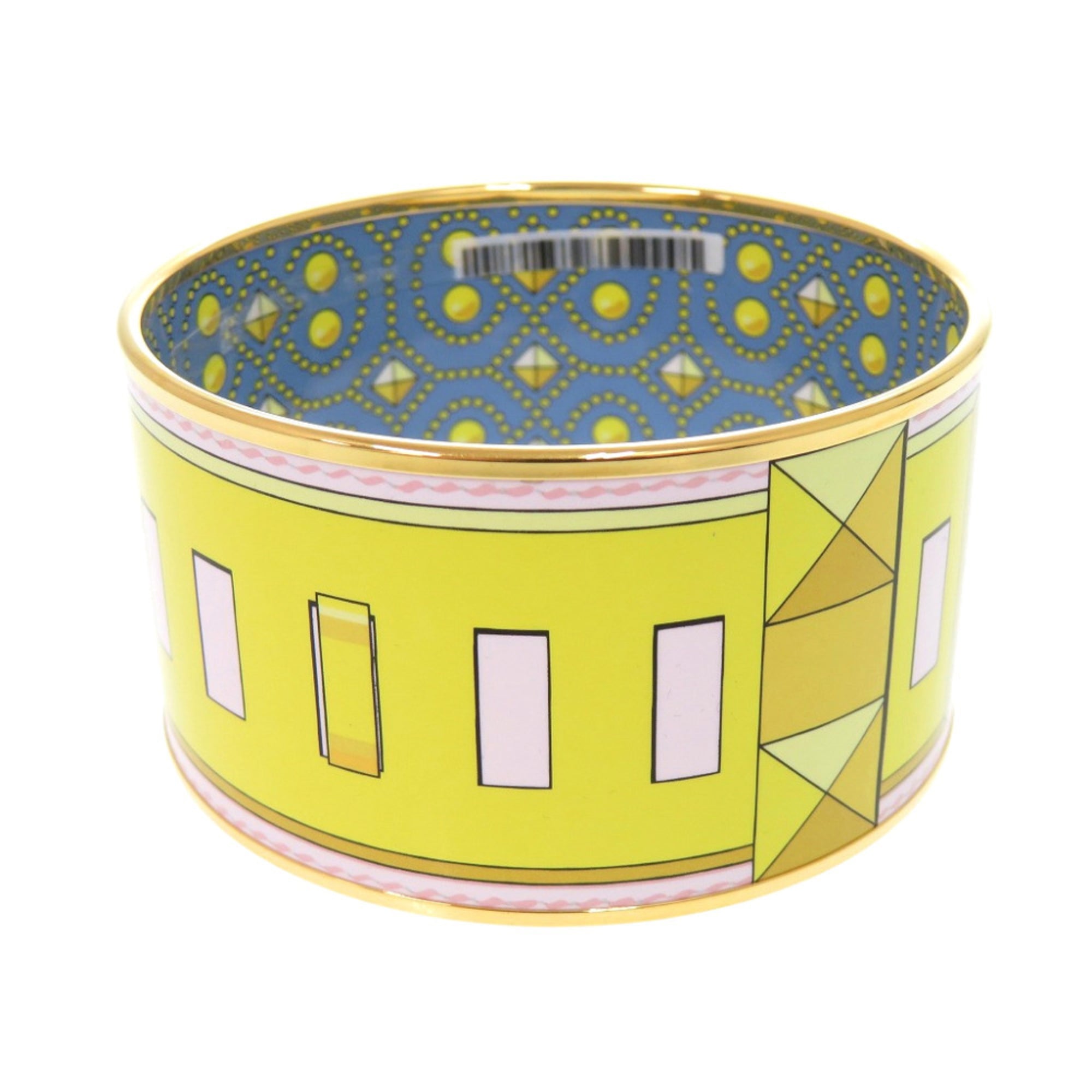 Hermes EMAGLE GM Collier de Chiens Yellow Bangle 1508 HERMES — Like New
