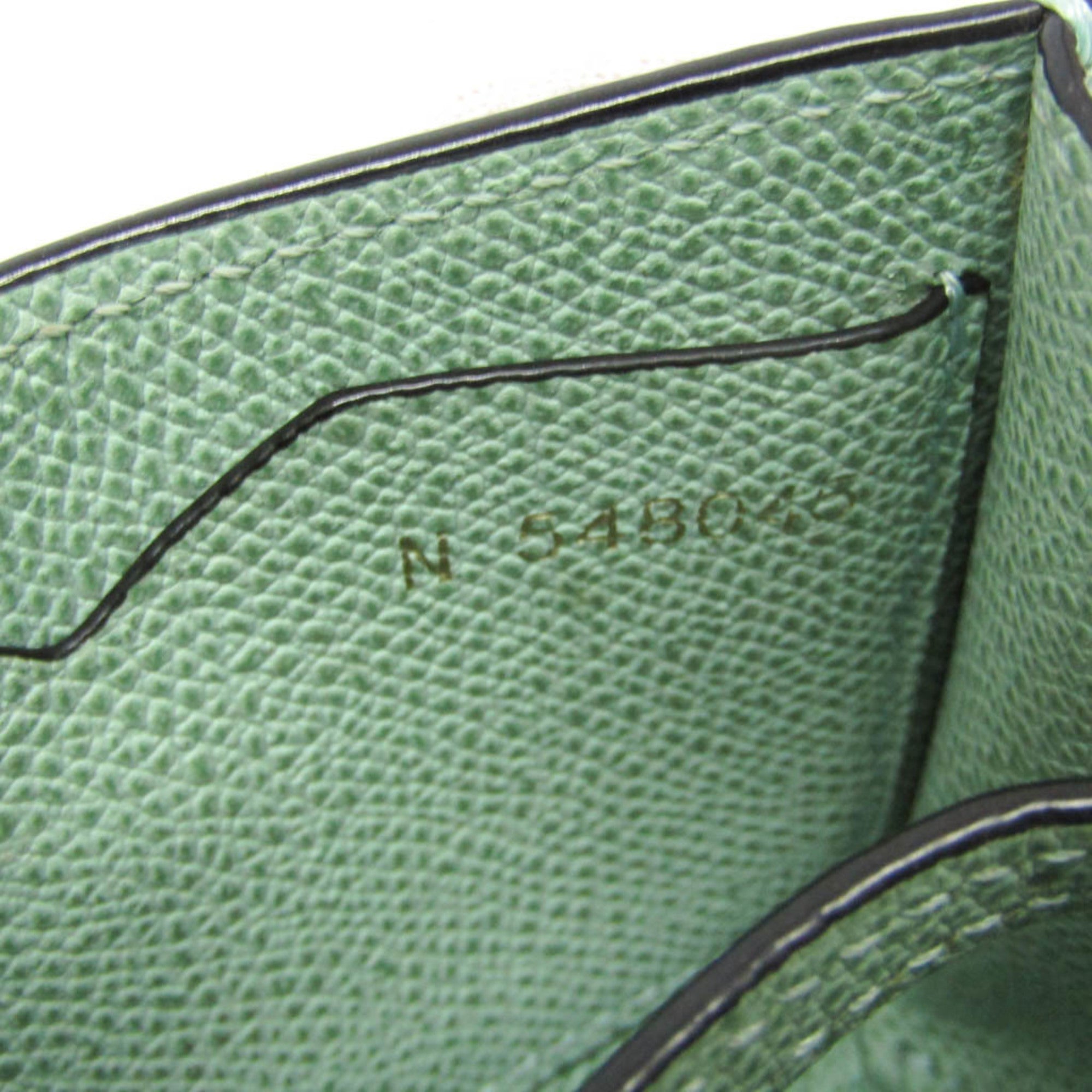 Valextra ISIDE BELT SGES0061028LOCPL99 Women's Leather Fanny Pack,Shoulder Bag Green — Like New
