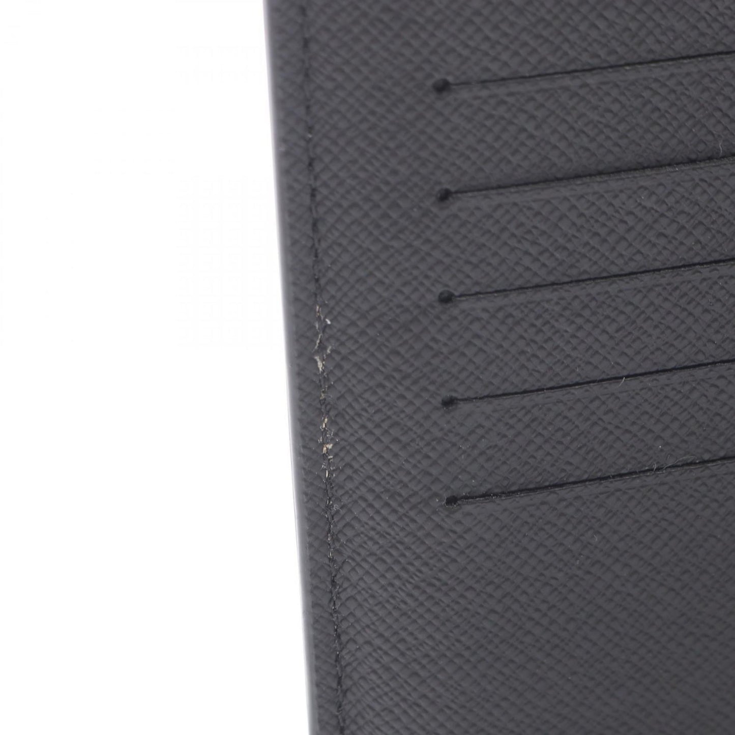 Louis Vuitton Portefeuille Brazza Monogram Eclipse Bi-fold Long Wallet, Men's, Black, M61697