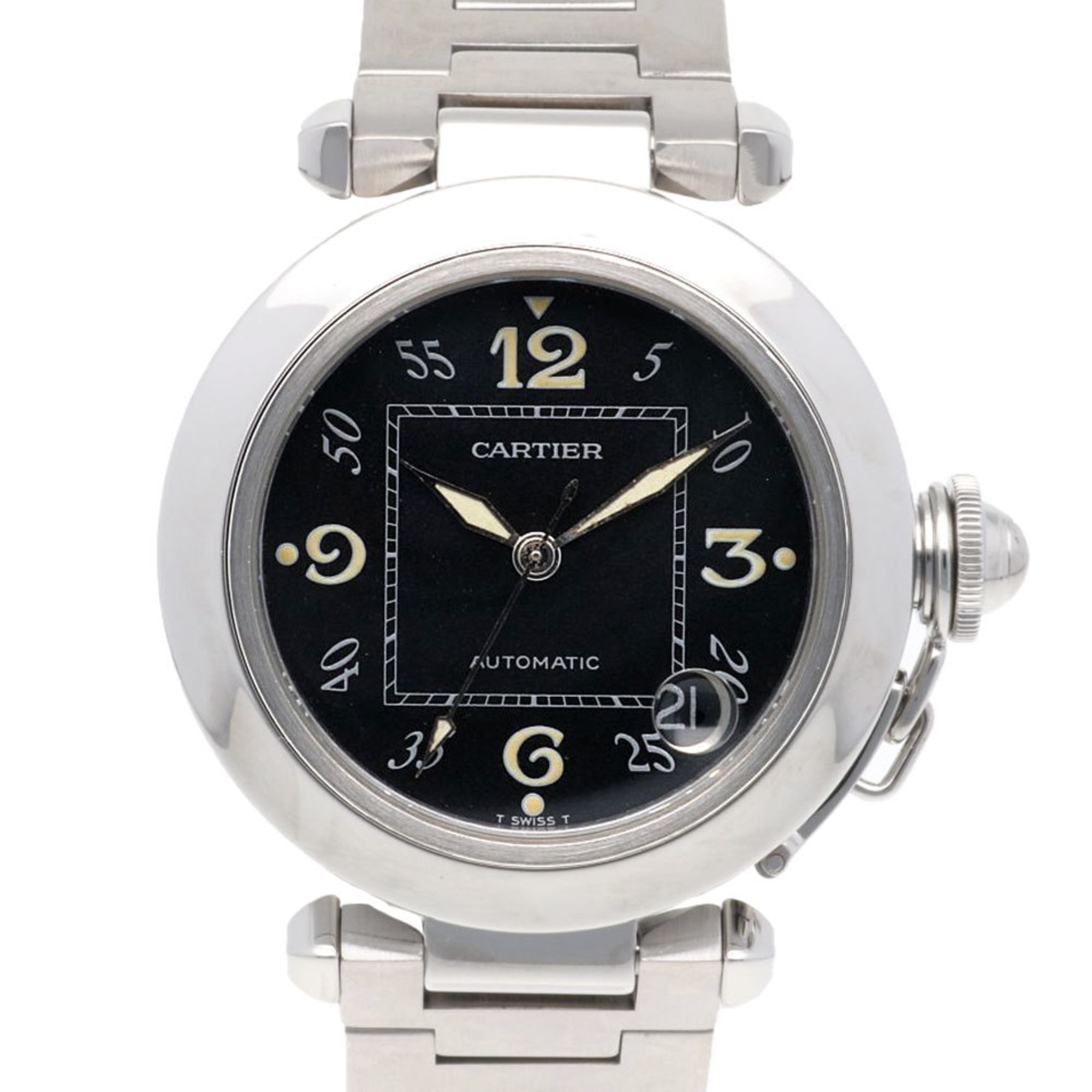 Cartier Pasha Watch, Stainless Steel 2324, Automatic, Unisex, CARTIER, Overhauled — Good