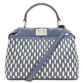 Fendi Peekaboo woven 2-way handbag in calfskin for women