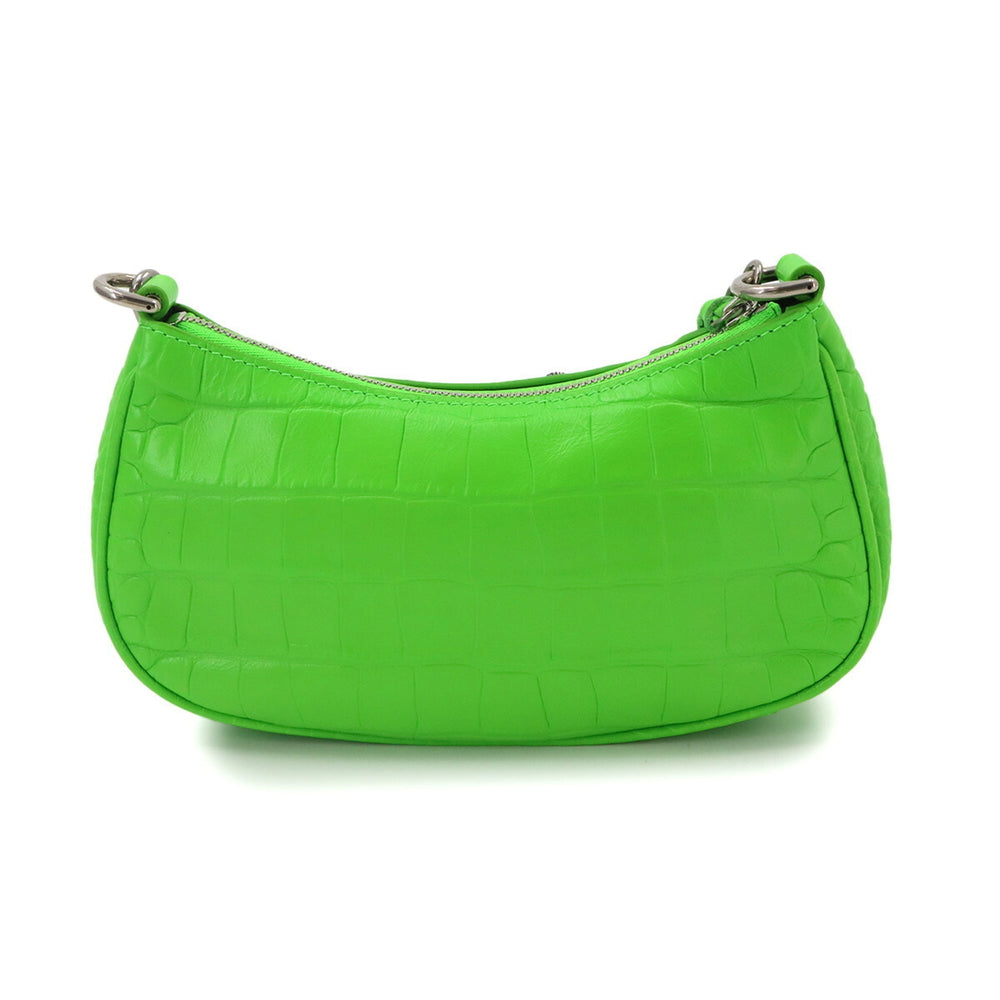 Balenciaga Le Cagole Mini 2-way Hand/Shoulder Handbag, Leather, Green, 695814 — New - Store Return
