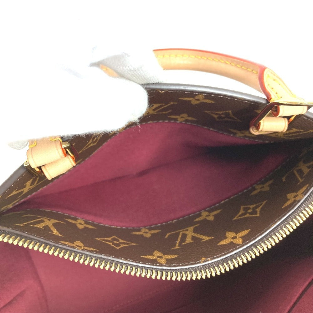 LOUIS VUITTON M45900 Monogram Petit Palais PM Bag Tote Shoulder 2WAY Handbag Canvas Women's Brown Like New — Like New