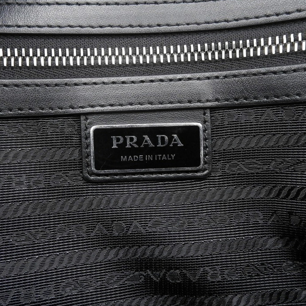 Prada Vitello Dino Waist Bag 2VH181 in Black
