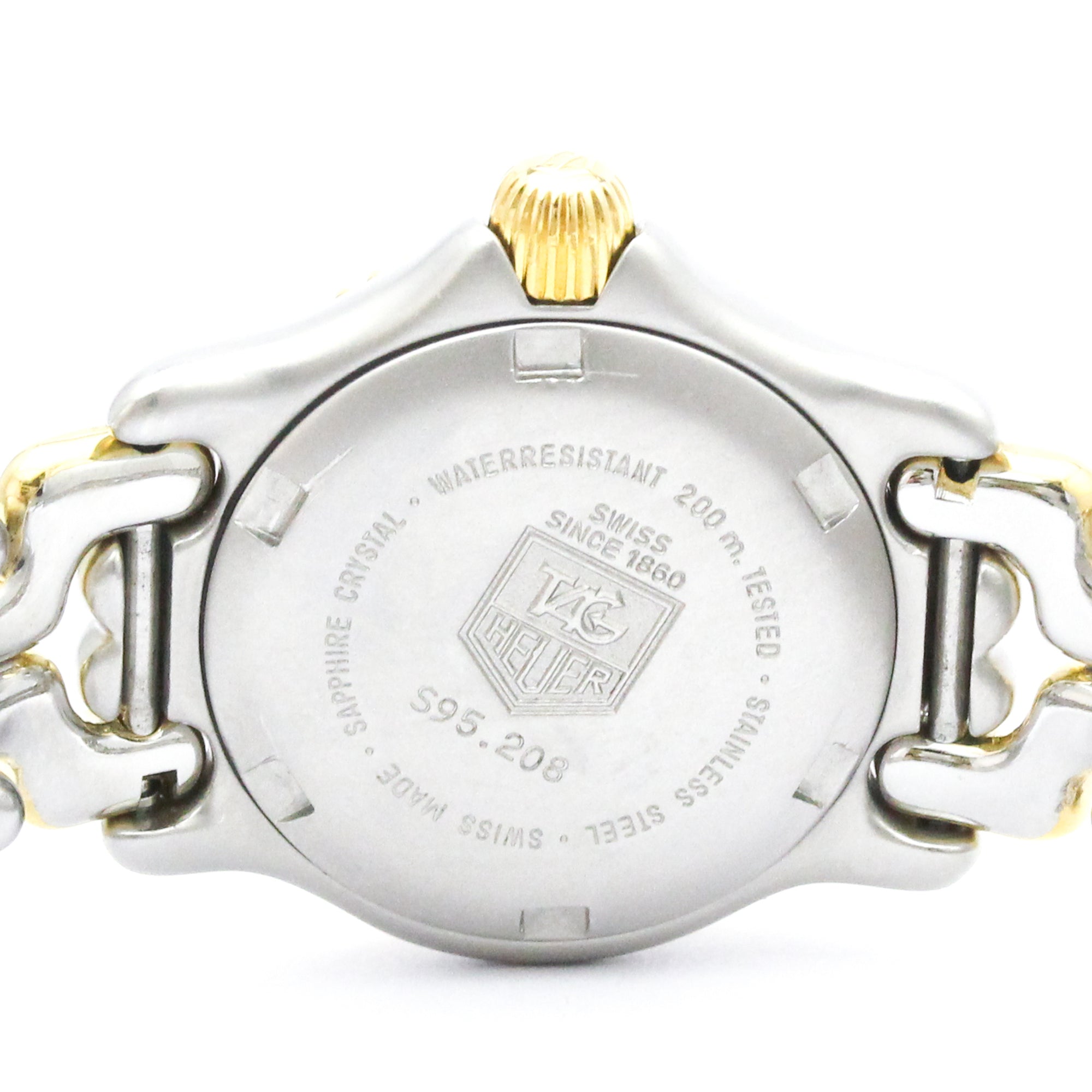 TAG HEUER Sel Professional 200M Gold Plated Steel Ladies Watch S95.208 Polished — Very Good
