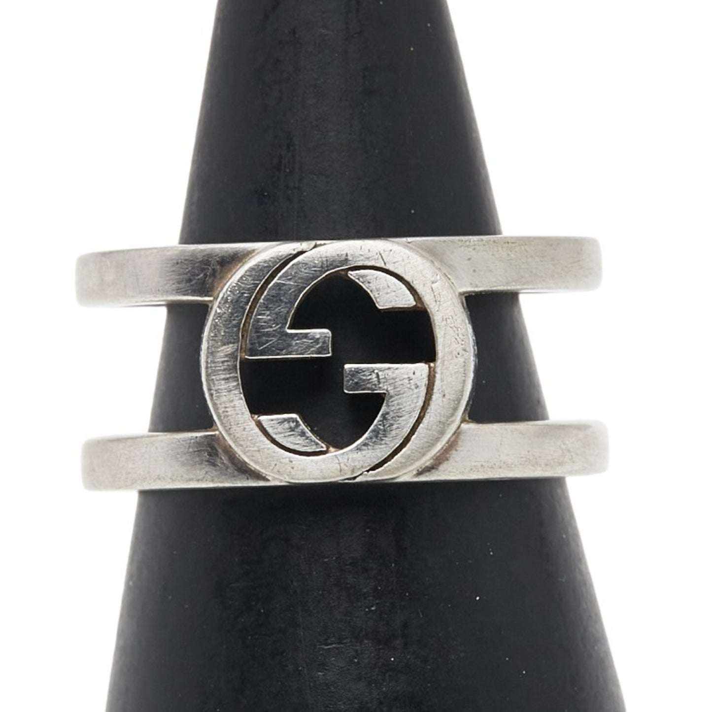 Gucci Interlocking G Ring #11 SV925 Silver Women's GUCCI