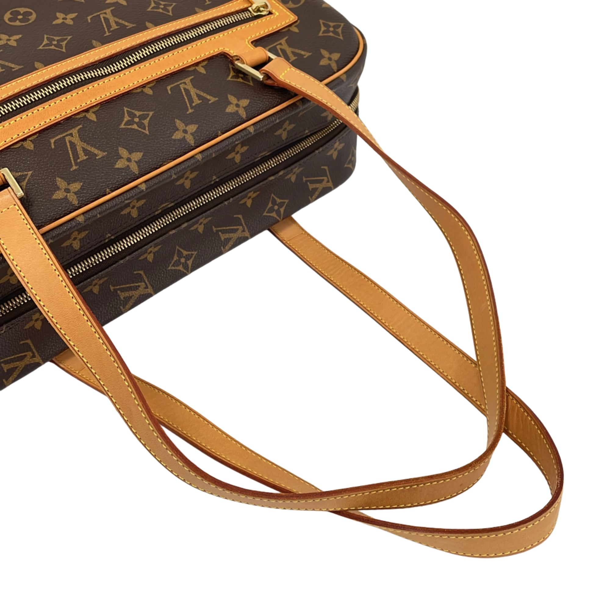 LOUIS VUITTON Louis Vuitton Monogram Cite GM Shoulder Bag M51181 Brown Women's — Like New