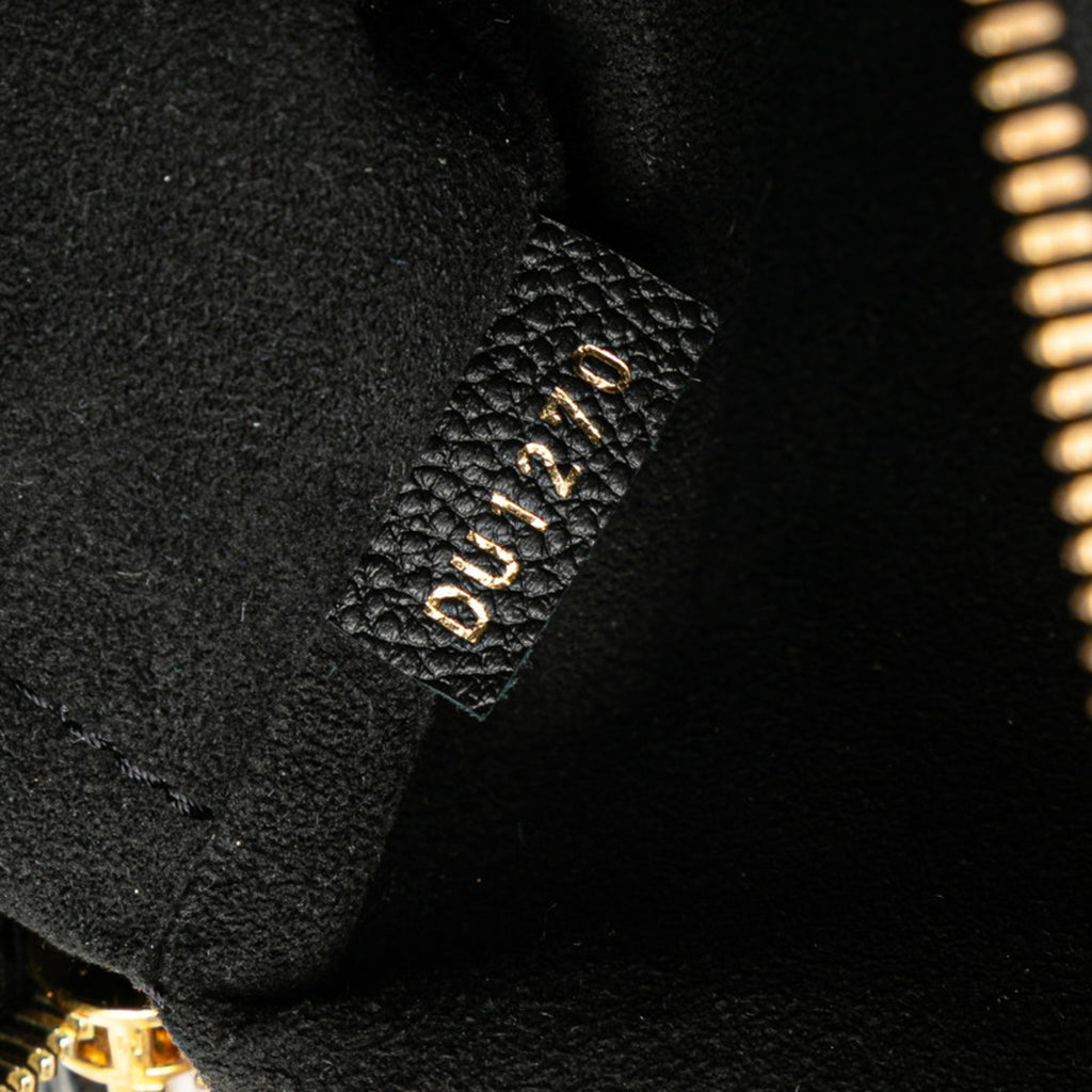 Louis Vuitton Monogram Empreinte Boite Chapeau Souple MM Crossbody Shoulder Bag M45649 Noir Black Leather Women's LOUIS VUITTON