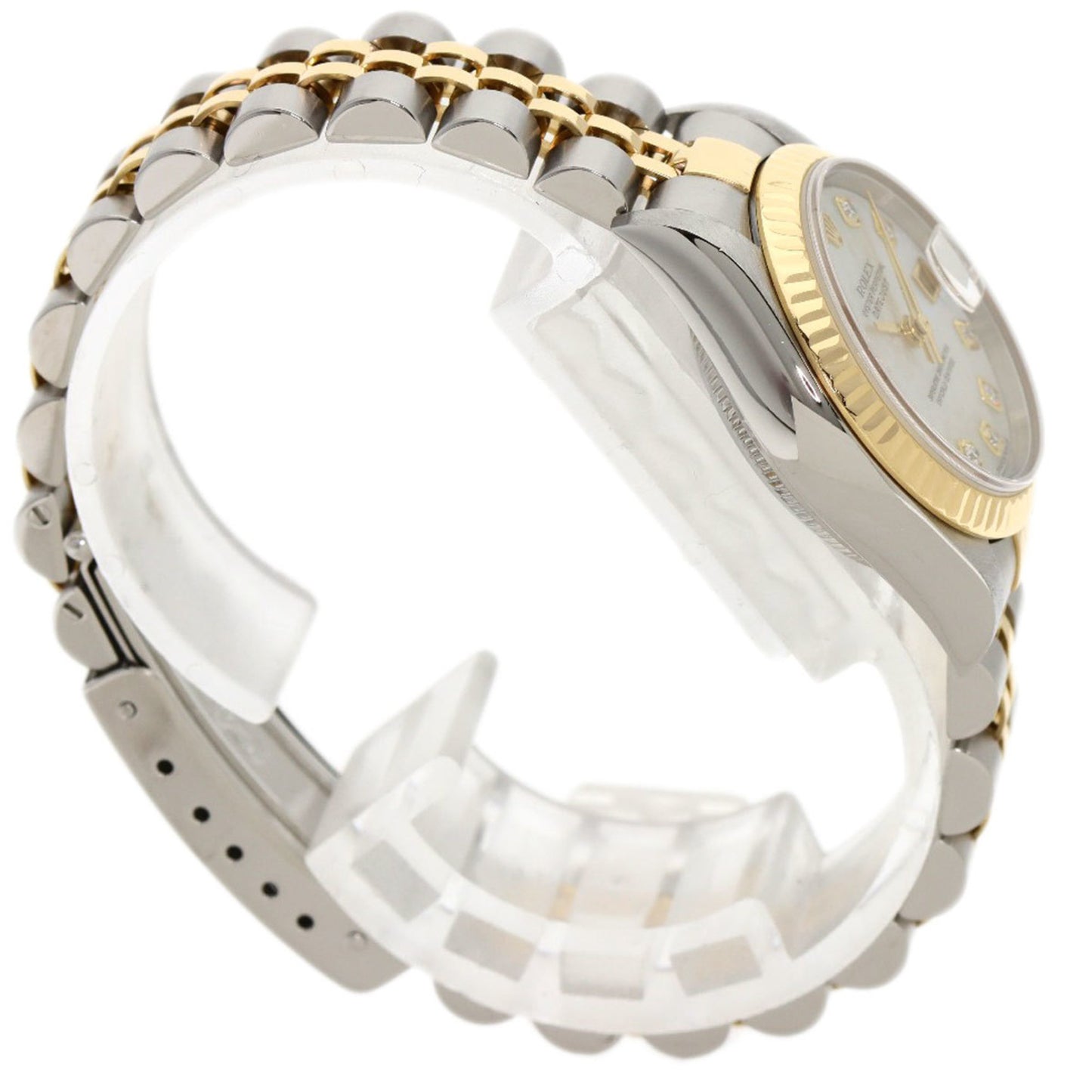 Rolex 79173NG Datejust 10P Diamond Watch Stainless Steel SSxK18YG Ladies ROLEX