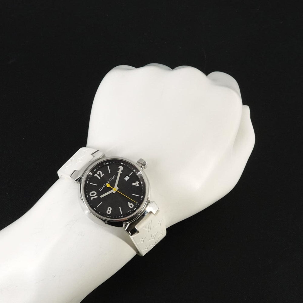 Louis Vuitton Tambour Q1111 Men's Watch, Date, Brown Quartz Watch — Very Good