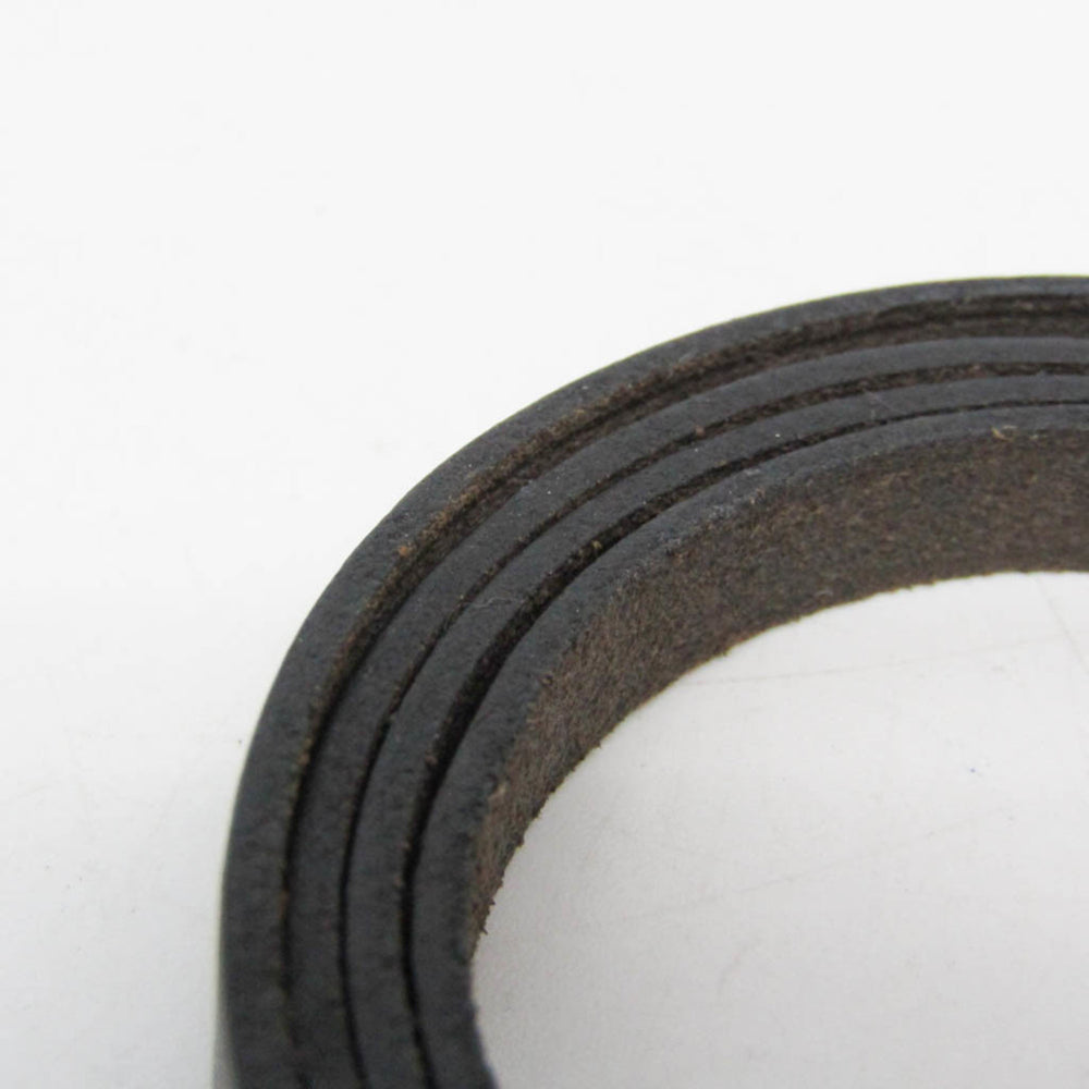 Hermes Hapi III Choker Leather,Metal Bangle Silver,Black — Like New