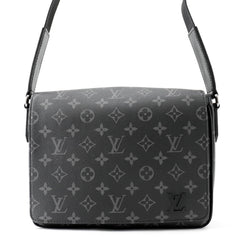 Louis Vuitton Shoulder Bag Monogram Eclipse District PM NV3 M46255 LOUIS VUITTON Men's Black Handbag — Like New