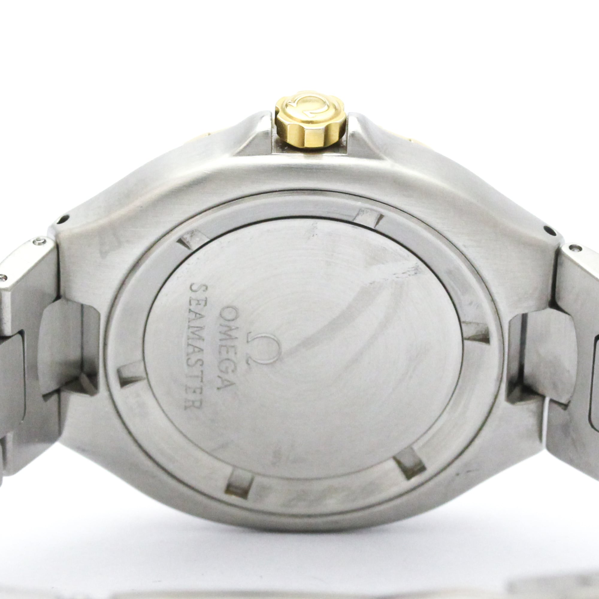 OMEGA Seamaster Professional 18K Gold Steel Watch 396.1042 Polished — Very Good