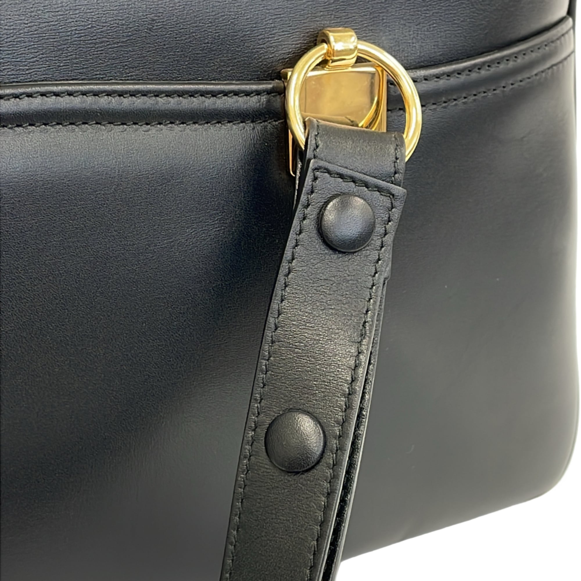 GUCCI Ally GG Marmont Double G Logo Handbag 550130 Black Women's — Like New