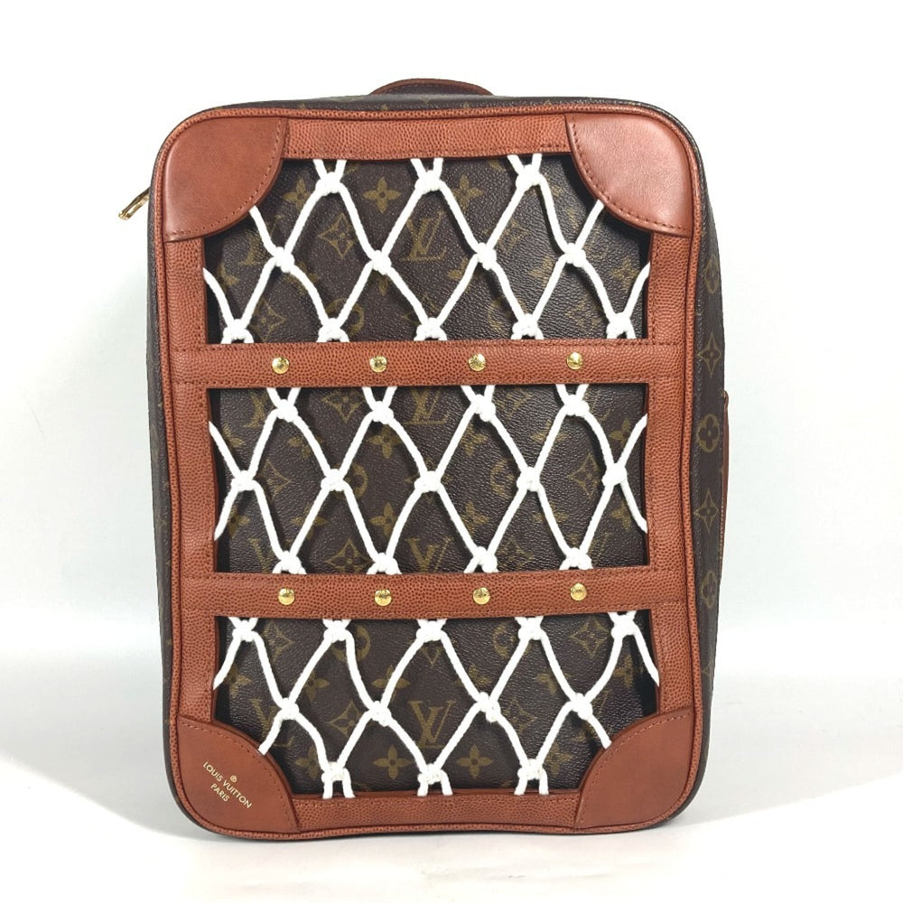 LOUIS VUITTON M45784 NBA Collaboration Shoebox Backpack Bag Rucksack Monogram Canvas Men's Brown — Like New