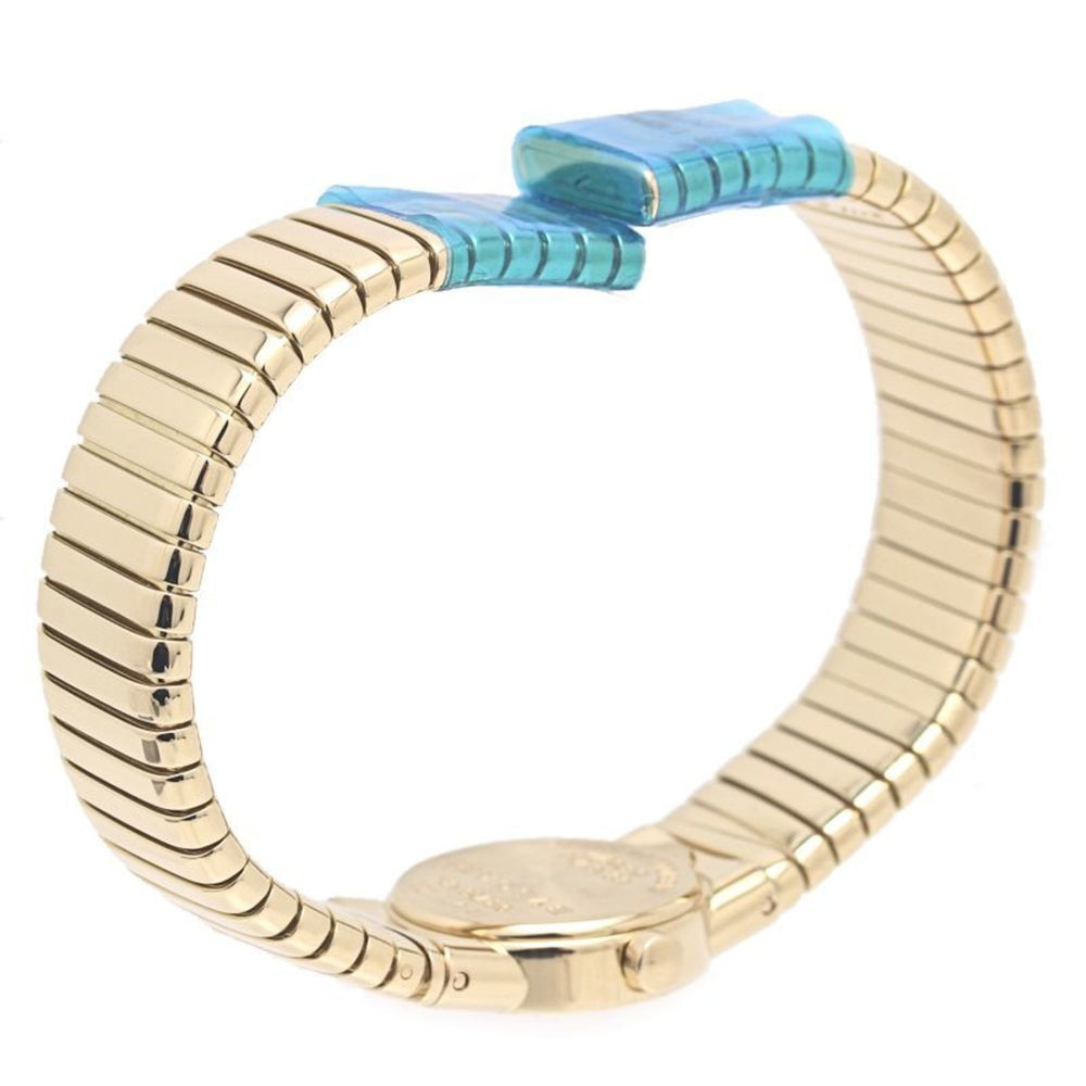 BVLGARI Tubogas 12P Diamond Watch BB192TY 12 BB192TG Women's 18KYG 40263 — Very Good