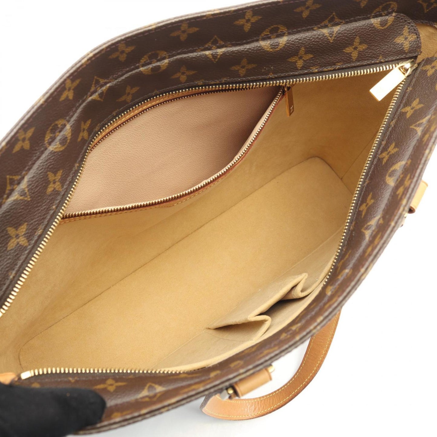 Louis Vuitton Luco Monogram Tote Bag, Coated Canvas and Leather, Women's, Brown, M51155