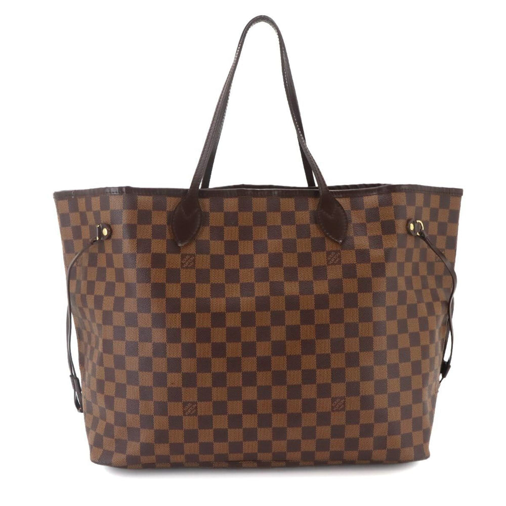 Louis Vuitton Neverfull GM Damier Tote Handbag, Ebene Cerise, N51106, Gold Hardware — Like New