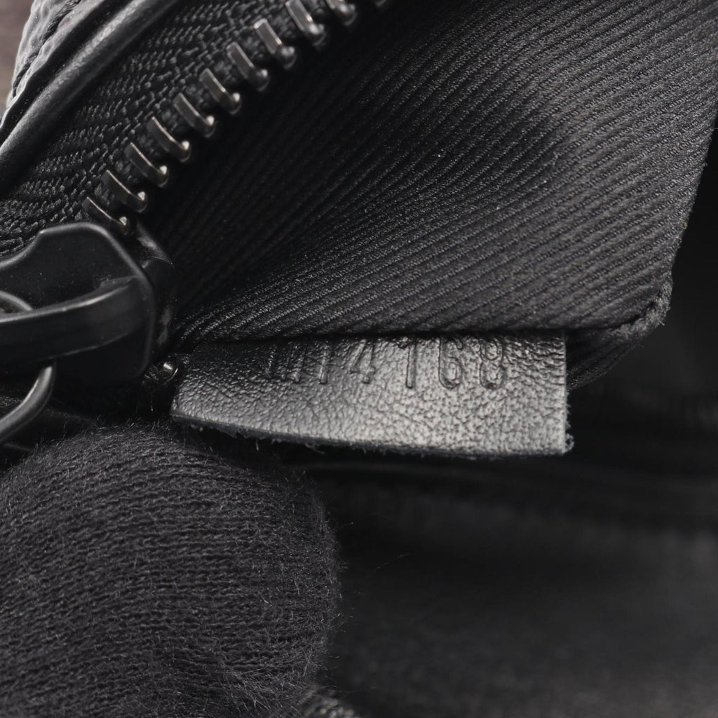 Louis Vuitton Discovery Bum Bag, Waist Body Coated Canvas and Leather, Monogram Galaxy, Men's, Black Gray, M44444