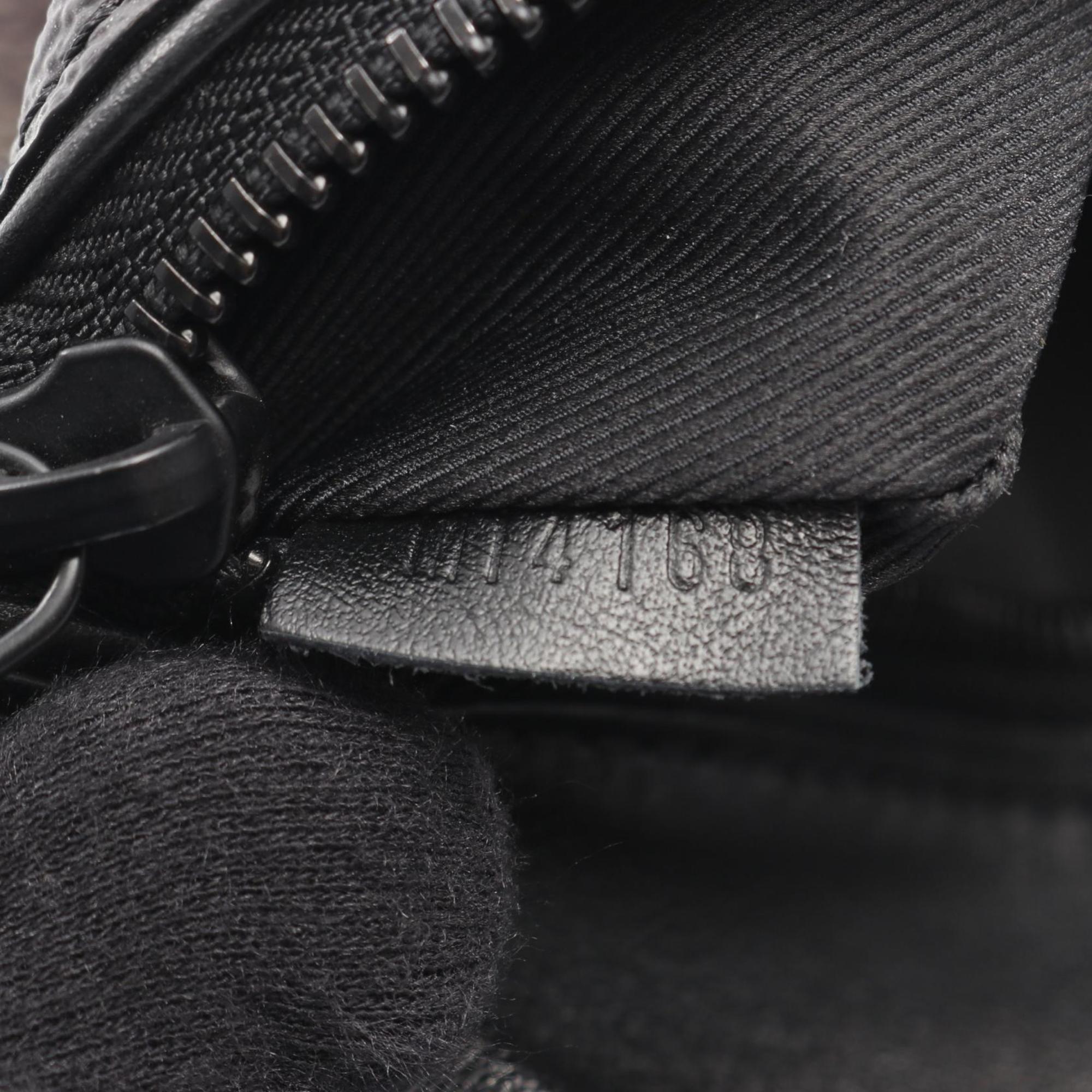 Louis Vuitton Discovery Bum Bag, Waist Body Coated Canvas and Leather, Monogram Galaxy, Men's, Black Gray, M44444