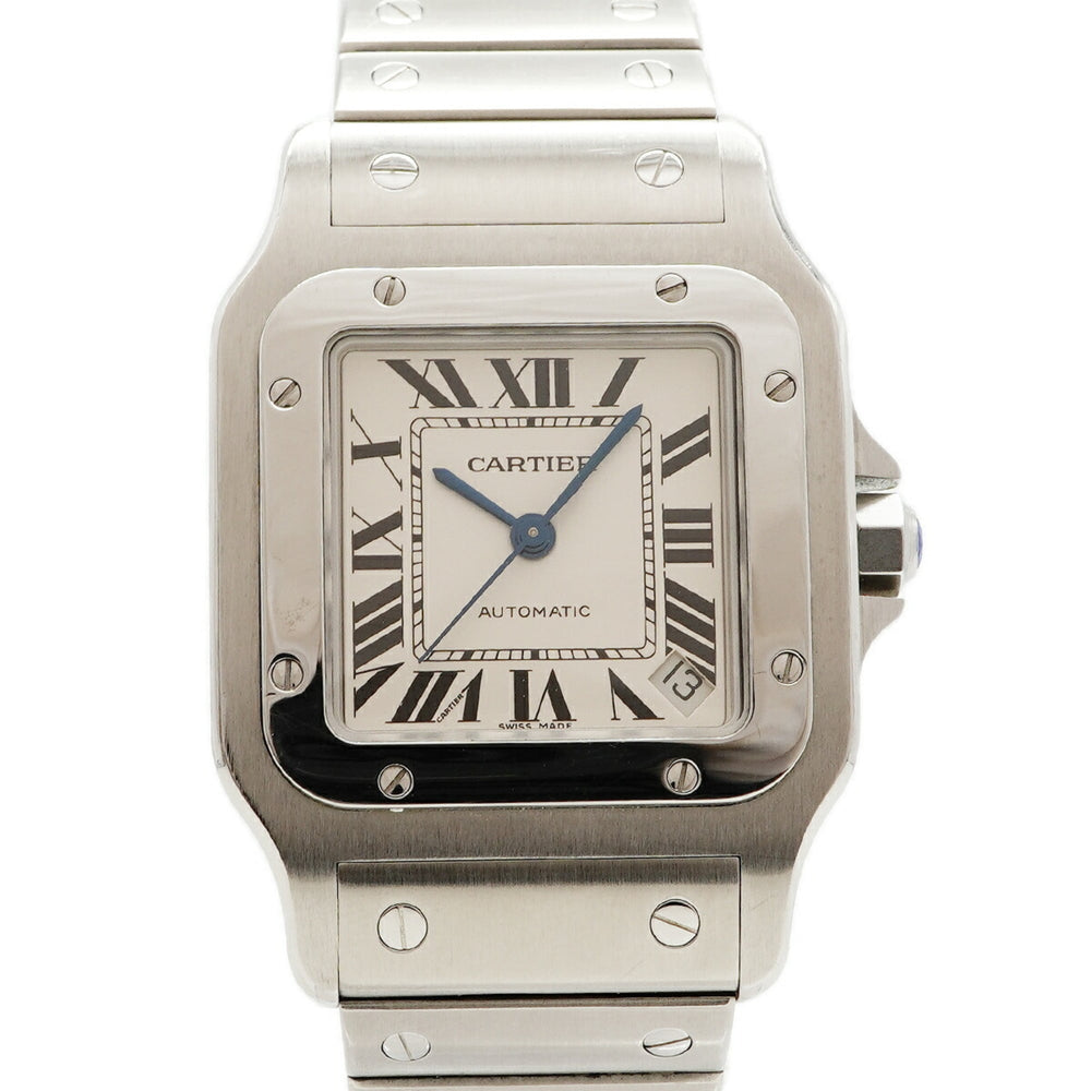 Cartier Santos Galbee XL W20098D6 Silver Dial Men's Watch — Good