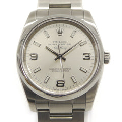 ROLEX Air-King 114200 M-serial Stainless Steel Automatic Silver Dial Watch — Good