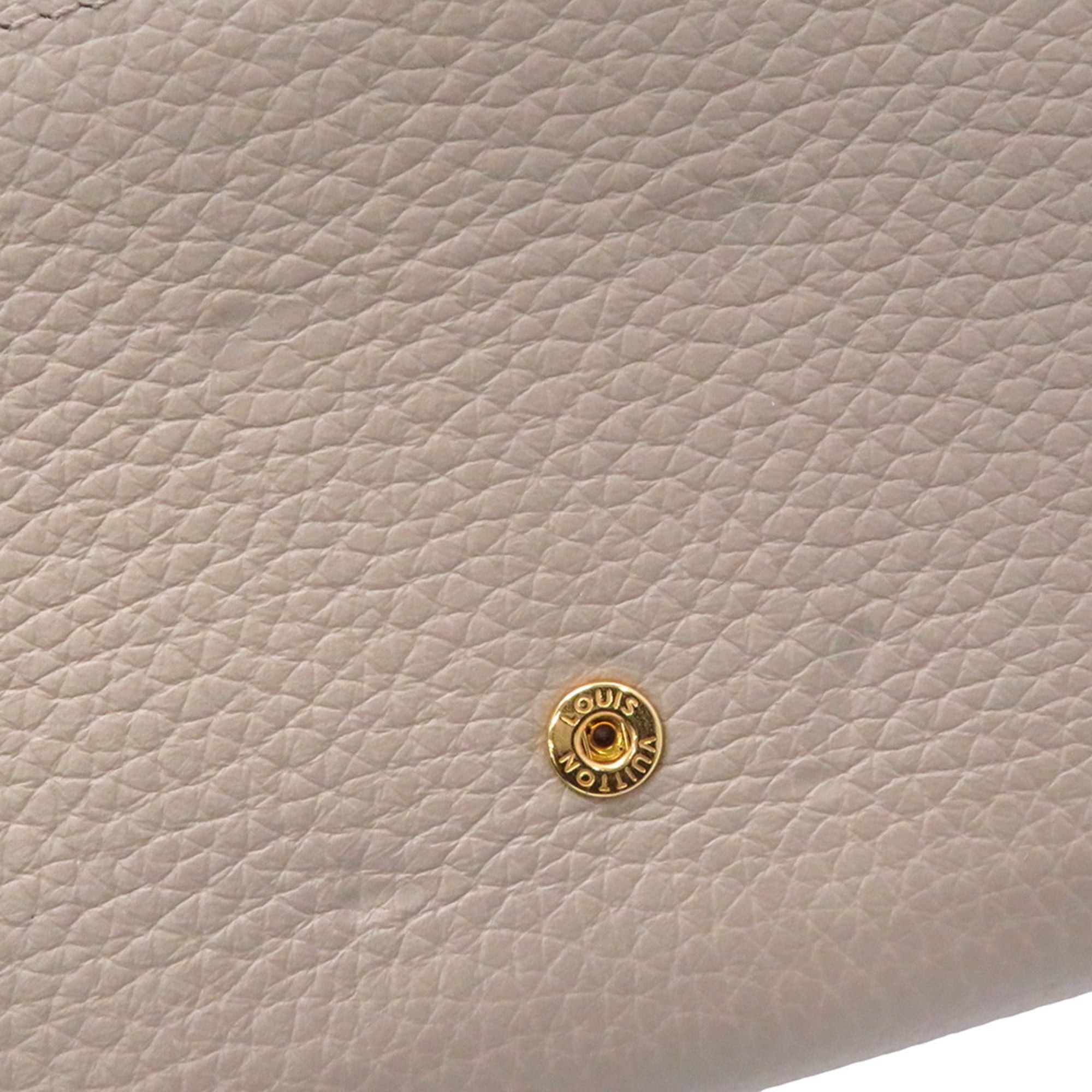 Louis Vuitton Taurillon Leather Long Wallet Portefeuille Capucines M61249 LOUIS VUITTON