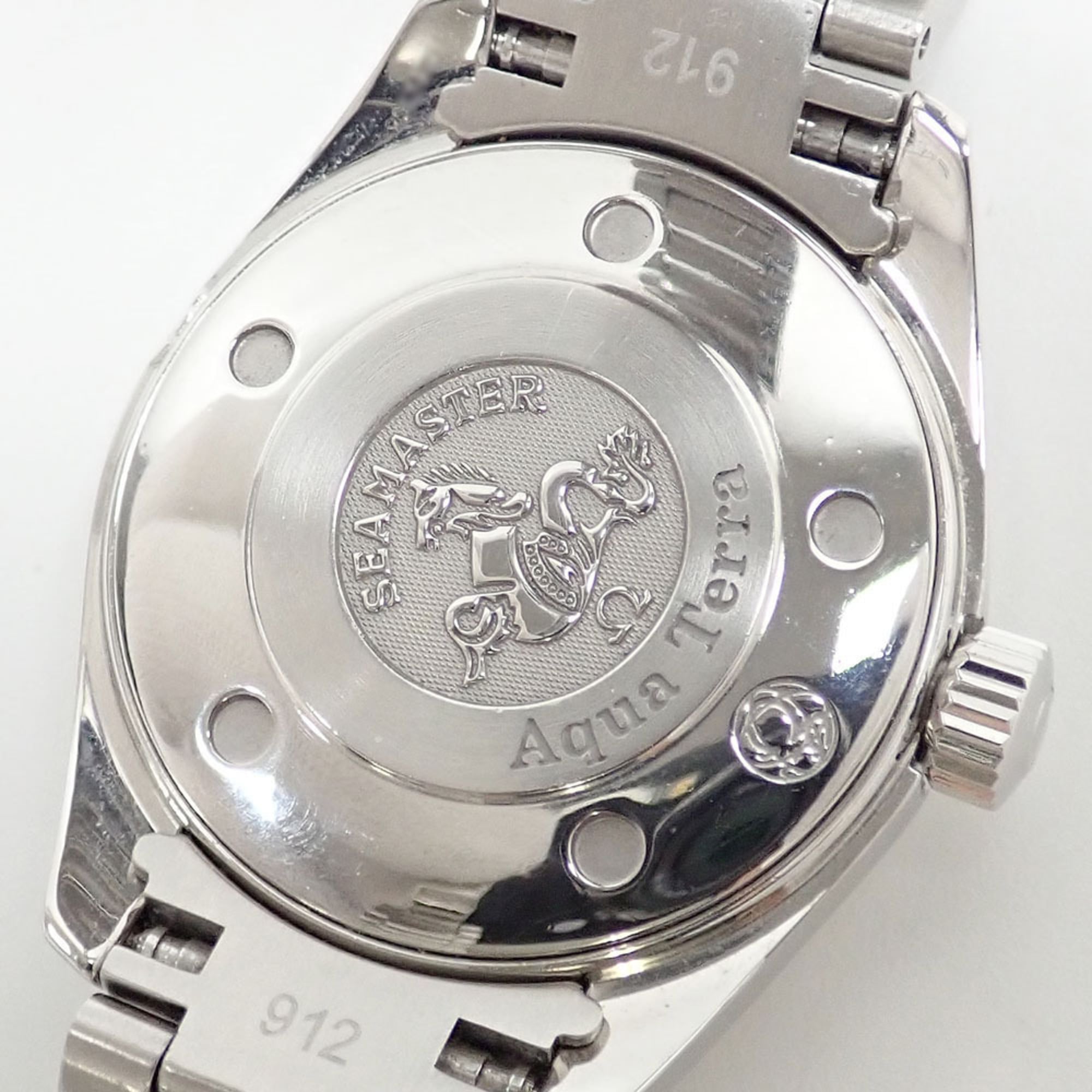 Omega Seamaster Aqua Terra Ladies Quartz Watch SS 2577.80.00 Battery-powered — Good